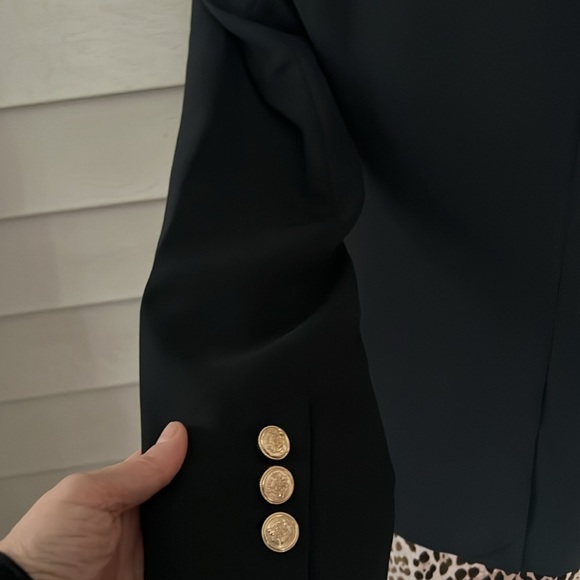 Marled black blazer size M - Picture 5 of 14